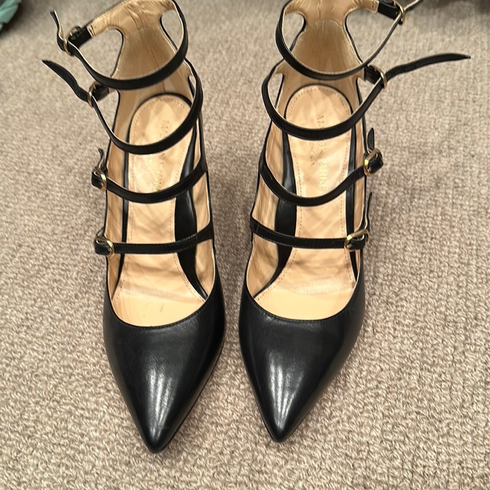 Marion Parke - size 37 3” strappy shoes black